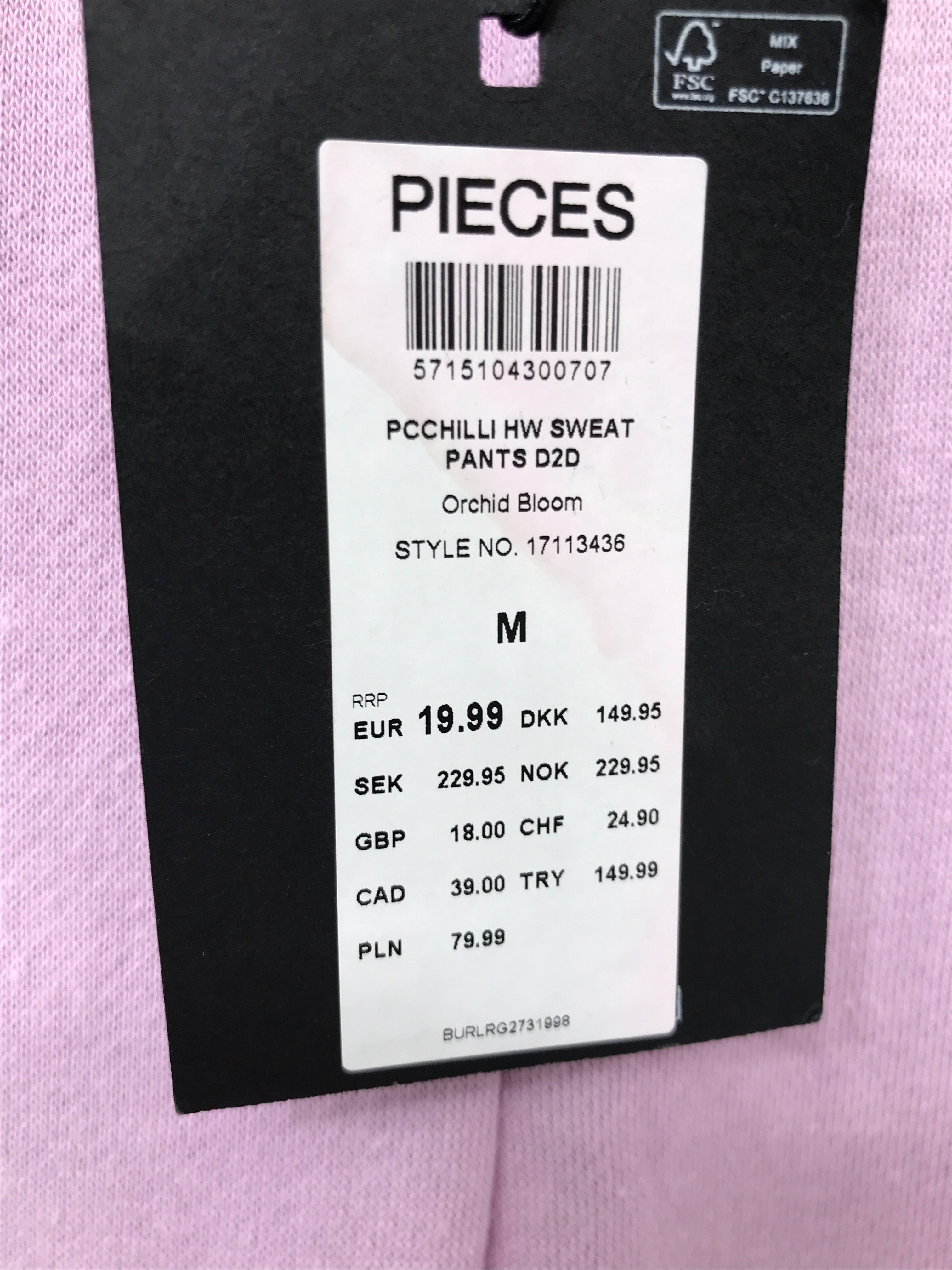 Pieces Sweatpants